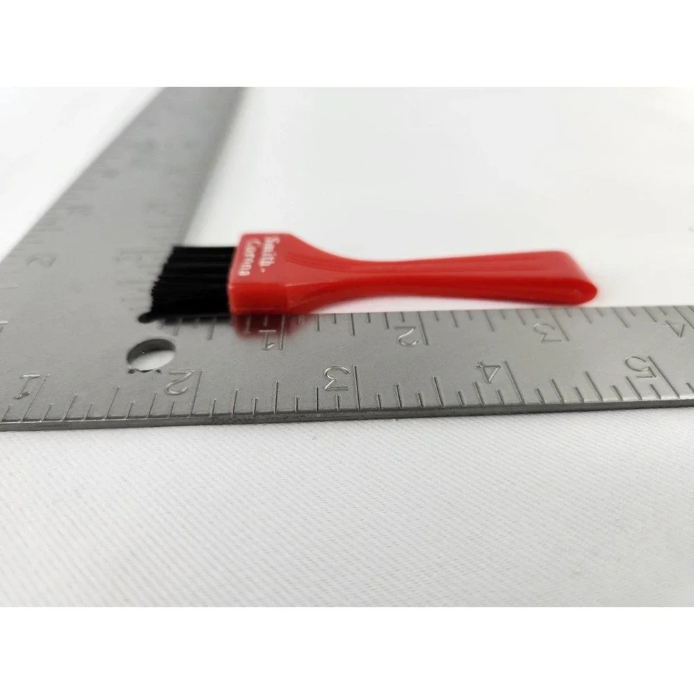 Smith-Corona Typewriter Brush Red Handle Black Bristles Original Vintage